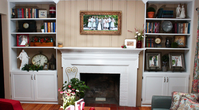 Custom Built in Cabinets – A Fancy Fireplace
