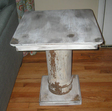 How to Build a Table From Reclaimed Column for Less Than $35